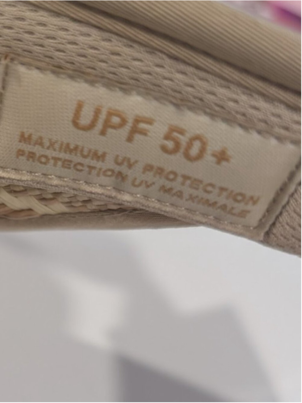 Eric Javits | Palmoway UPF 50+ Woven Visor In Peanut Mix - Picture 6 of 13